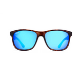 Calcutta Maya Tortoise Frames - Blue Mirror Lens - Polarized Sunglasses