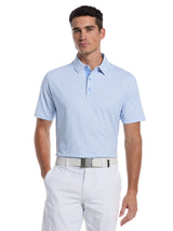 Callaway Mens Timeless Chev Print Short Sleeve Polo Shirt