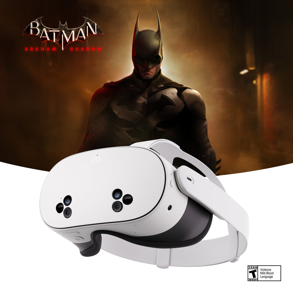Meta Quest 3 Mixed Reality Headset: Batman Arkham Shadow Bundle