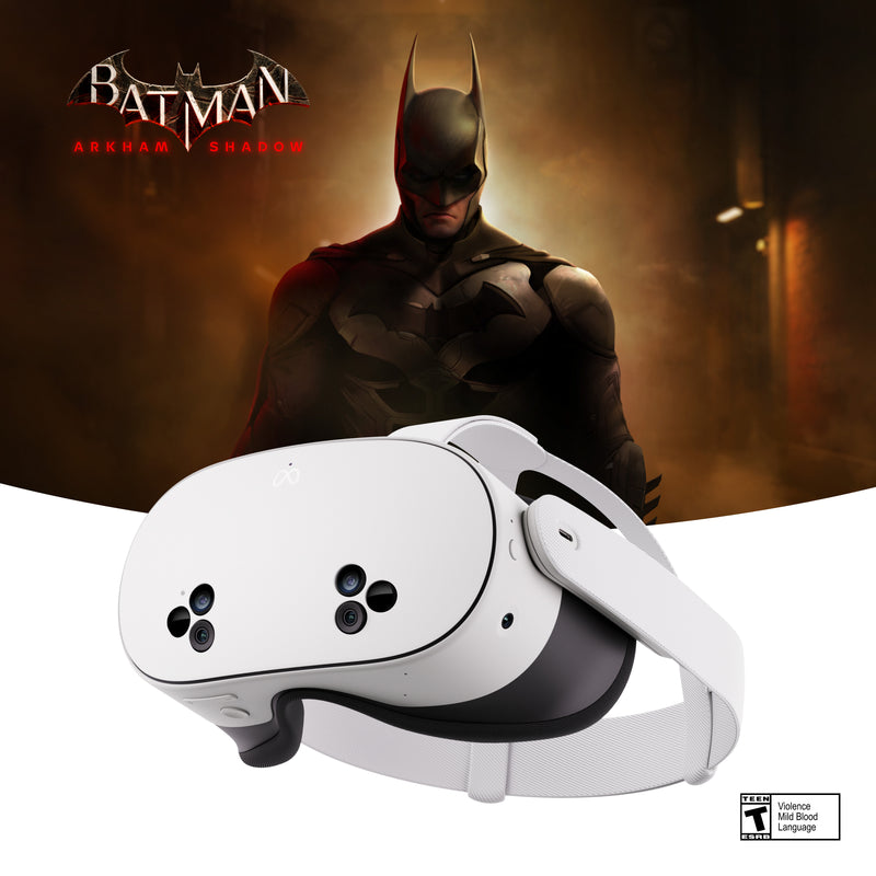 Meta Quest 3 Mixed Reality Headset: Batman Arkham Shadow Bundle - 512GB