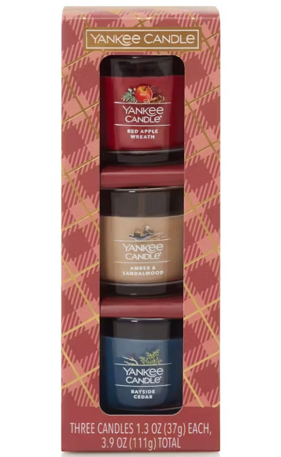 Yankee Candle Sweater Weather Minis Gift Set - 3 Piece