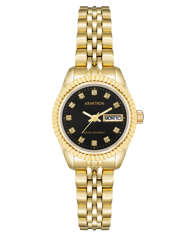 Armitron Womens Gold Minnie 24mm Watch