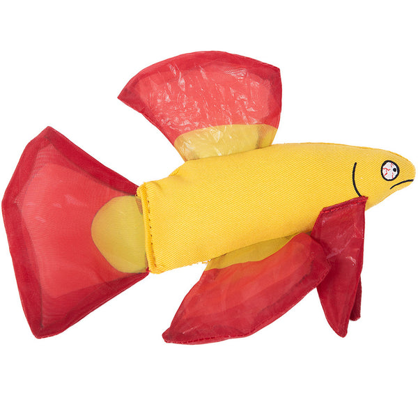 Yeowww! Red Mo Betta Fish Cat Toy