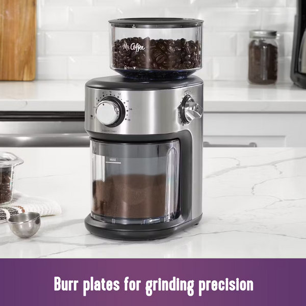 Mr. Coffee Cafe Grind 18-Cup Automatic Burr Grinder