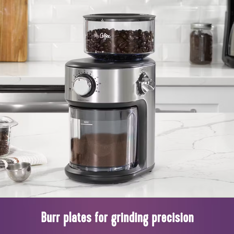 Mr. Coffee Cafe Grind 18-Cup Automatic Burr Grinder