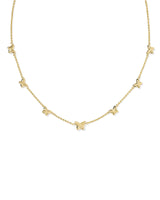Kendra Scott Lillia Butterfly Gold Enamel Strand Necklace