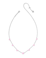 Kendra Scott Lillia Butterfly Silver Enamel Strand Necklace