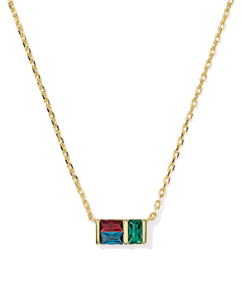 Kendra Scott Jamie Gold Short Pendant Necklace
