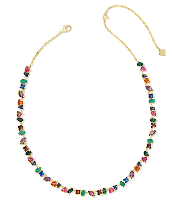 Kendra Scott Isabelle Gold Tennis Necklace