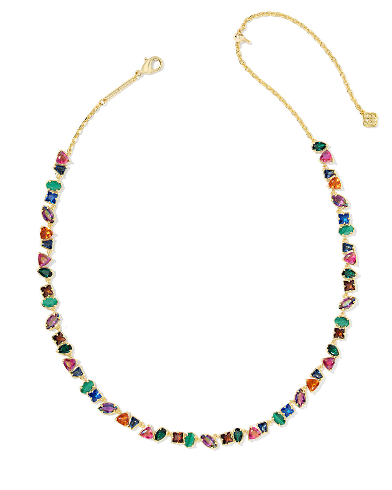 Kendra Scott Isabelle Gold Tennis Necklace