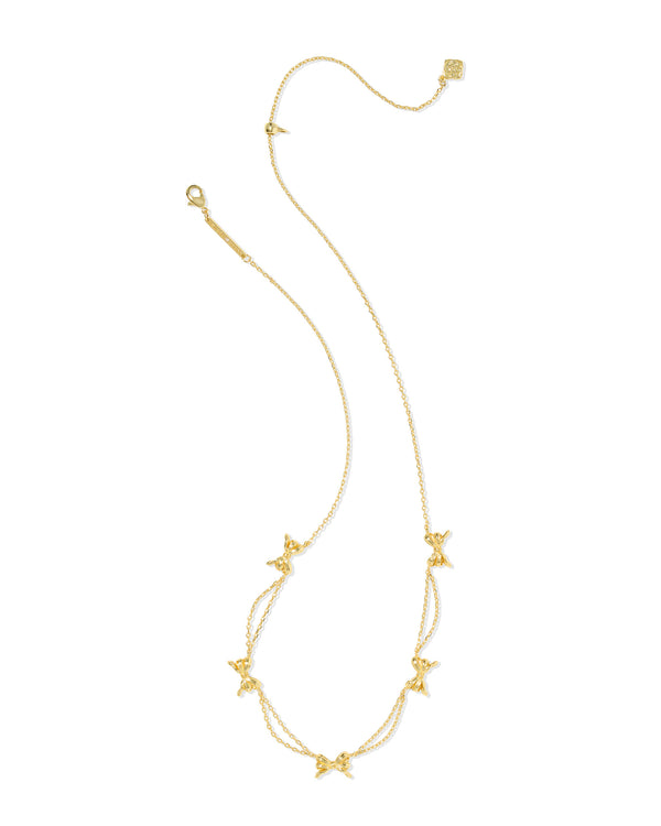 Kendra Scott Bow Gold Strand Necklace