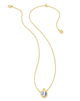 Kendra Scott Dreidel Gold Short Pendant Necklace