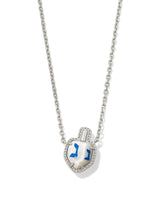 Kendra Scott Dreidel Silver Short Pendant Necklace