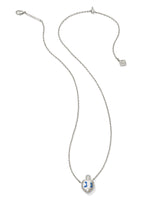Kendra Scott Dreidel Silver Short Pendant Necklace