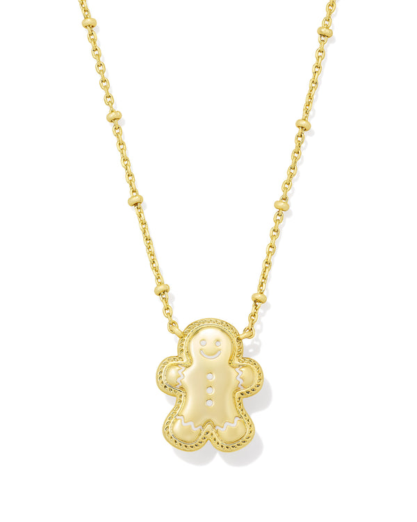 Kendra Scott Gingerbread Gold Short Pendant Necklace
