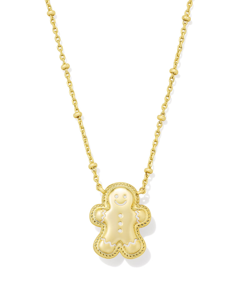Kendra Scott Gingerbread Gold Short Pendant Necklace