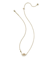 Kendra Scott Anya Flower Gold Short Pendant Necklace