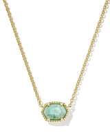 Kendra Scott Daphne Gold Frame Short Pendant Necklace