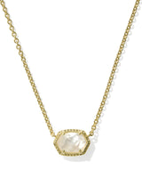 Kendra Scott Daphne Gold Frame Short Pendant Necklace