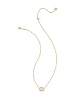 Kendra Scott Daphne Gold Frame Short Pendant Necklace