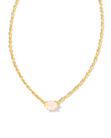 Kendra Scott Cailin Gold Pendant Necklace - Champagne Opal Crystal