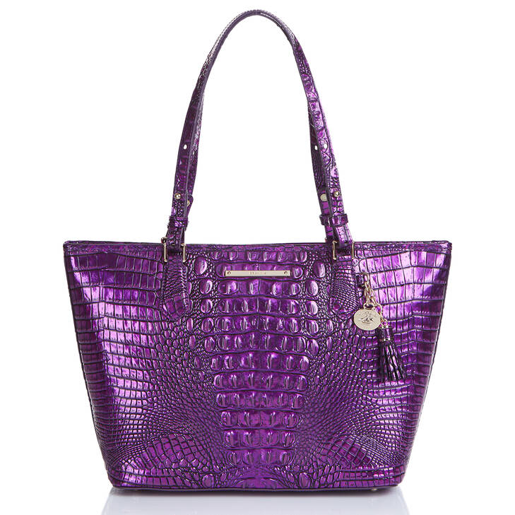 Brahmin RARE COLOR: ORCHID (Tall) Asher Tasseled 2024 Tote