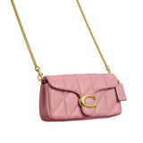 COACH Quilted Leather Tabby 19 Chain Crossbody Handbag