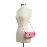 COACH Quilted Leather Tabby 19 Chain Crossbody Handbag