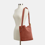COACH Suede Bleecker Bucket Handbag