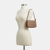 COACH Signature Canvas Plaza Shoulder Handbag
