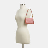 COACH Signature Canvas Plaza 18 Shoulder Handbag