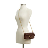 COACH Quilted Suede Tabby 19 Chain Crossbody Handbag