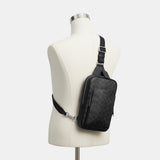 Coach Signature Canvas Felix Sling Crossbody Handbag