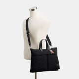 COACH Signature Nylon Lucas Brief Bag