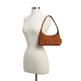 COACH Signature Suede Brookyln 26 Shoulder Handbag