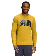The North Face Mens Tri-Blend Bear Long Sleeve T-Shirt