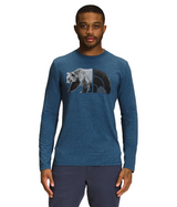 The North Face Mens Tri-Blend Bear Long Sleeve T-Shirt