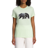 The North Face Womens Tri-Blend Bear Graphic Short Sleeve T-Shirt