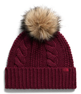 The North Face Womens Oh Mega Fur Pom Beanie Hat
