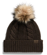 The North Face Womens Oh Mega Fur Pom Beanie Hat