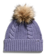 The North Face Womens Oh Mega Fur Pom Beanie Hat