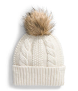 The North Face Womens Oh Mega Fur Pom Beanie Hat