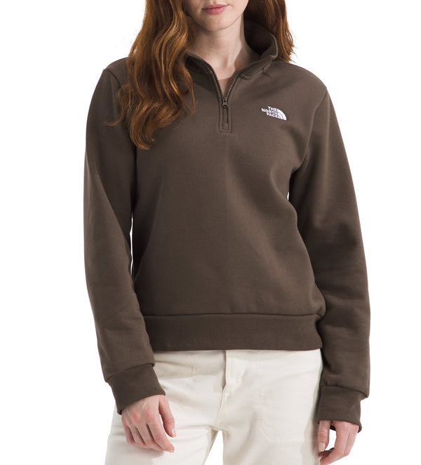 The North Face Womens Evolution Simple Dome Regular Quarter Zip Sweatshirt
