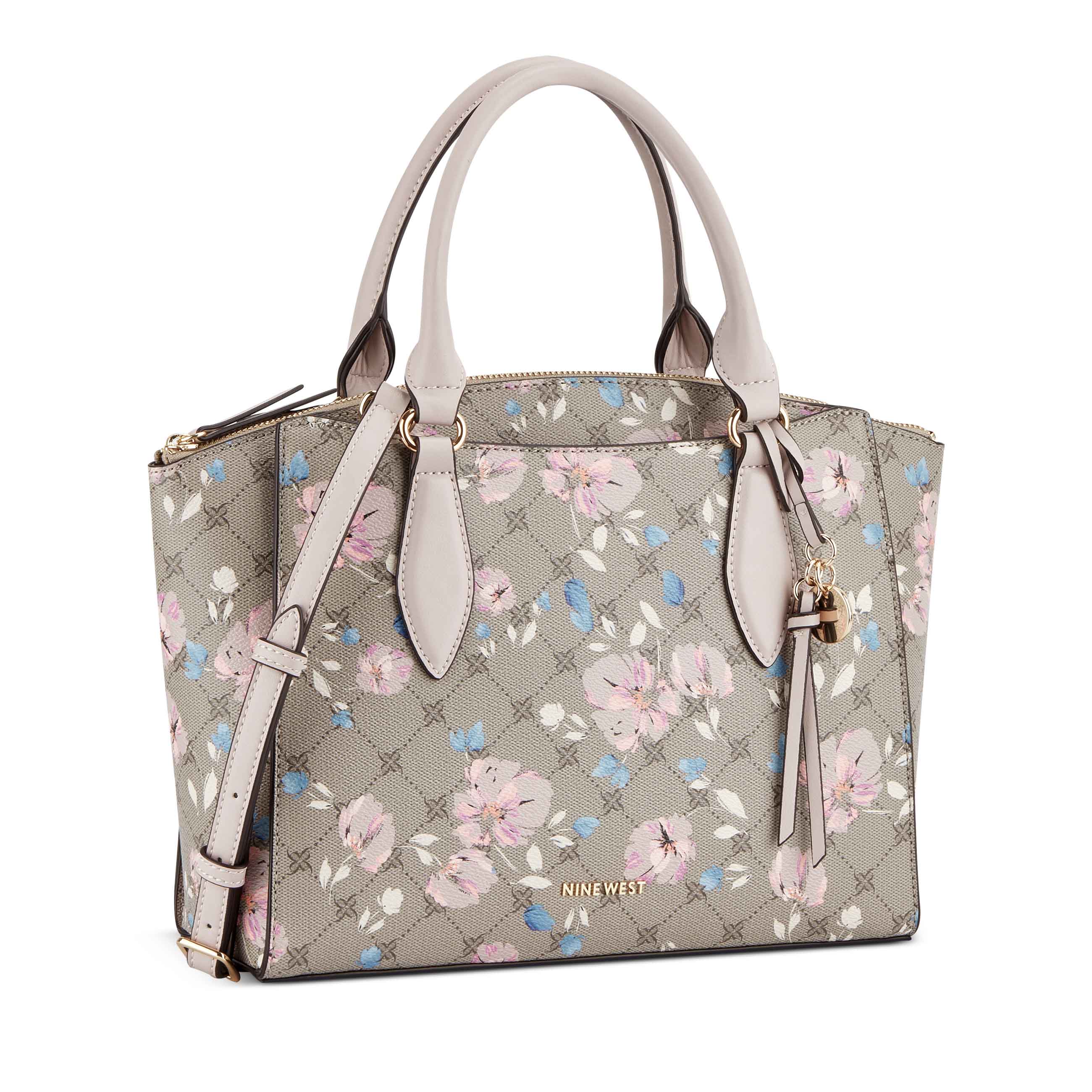 Nine West Paisley Jet Set Satchel Handbag