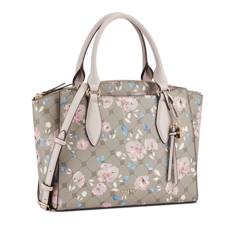 Nine West Paisley Jet Set Satchel Handbag