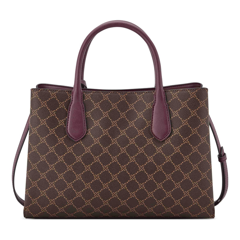 Nine West Kyrie Triple Compartment Satchel Handbag