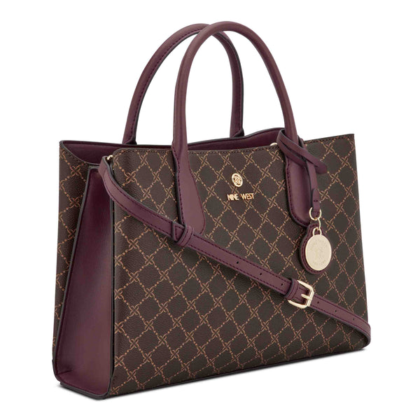 Nine West Kyrie Triple Compartment Satchel Handbag