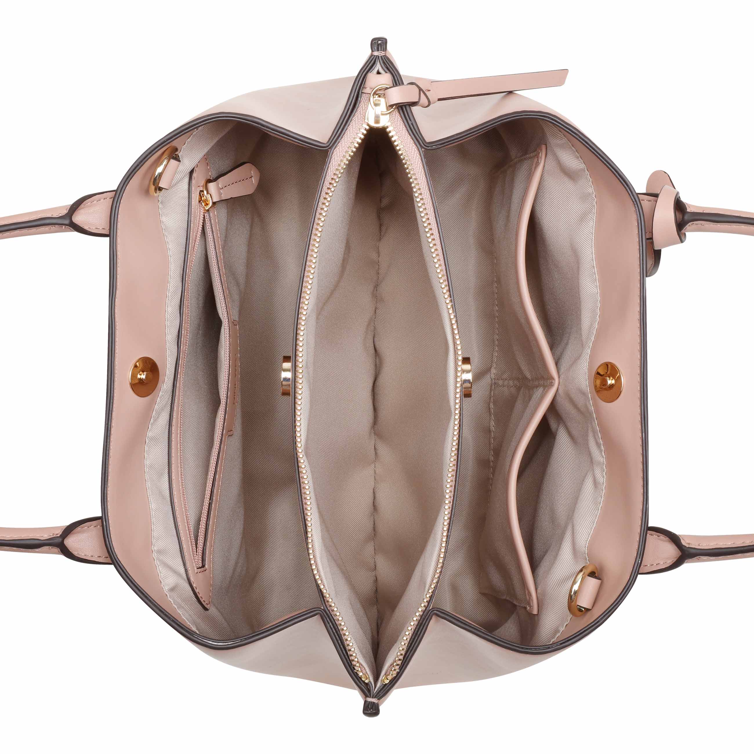 Nine West Leonel Triple Compartment Satchel Handbag