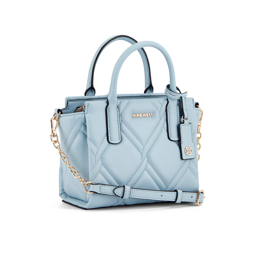 Nine West April Quilted Mini Satchel Crossbody Handbag – ShopCGX
