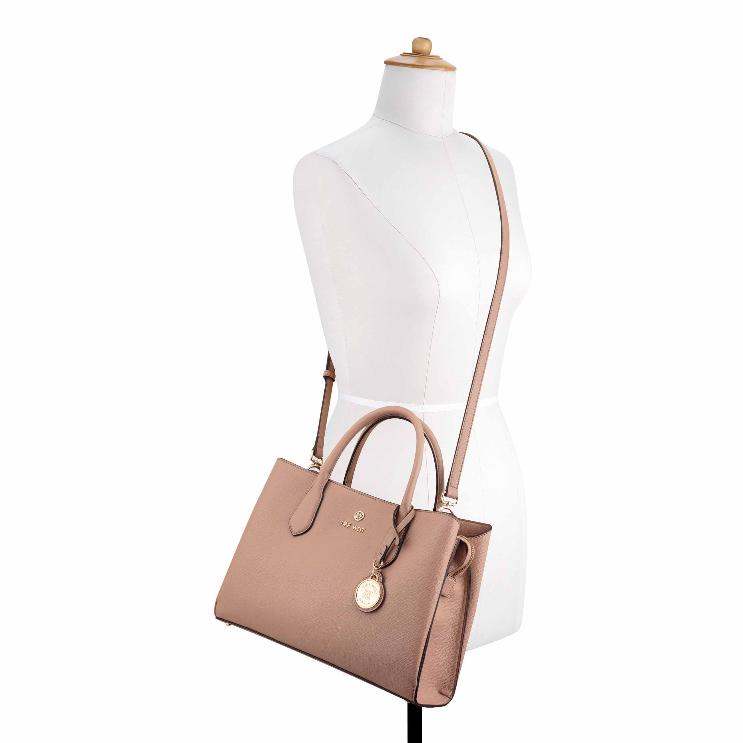 Nine West Kyrie Triple Compartment Satchel Handbag